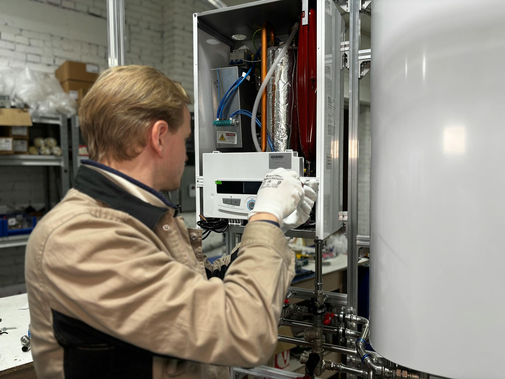 Water heater installation